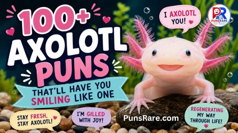 100+ Axolotl Puns That'll Have You Smiling Like One