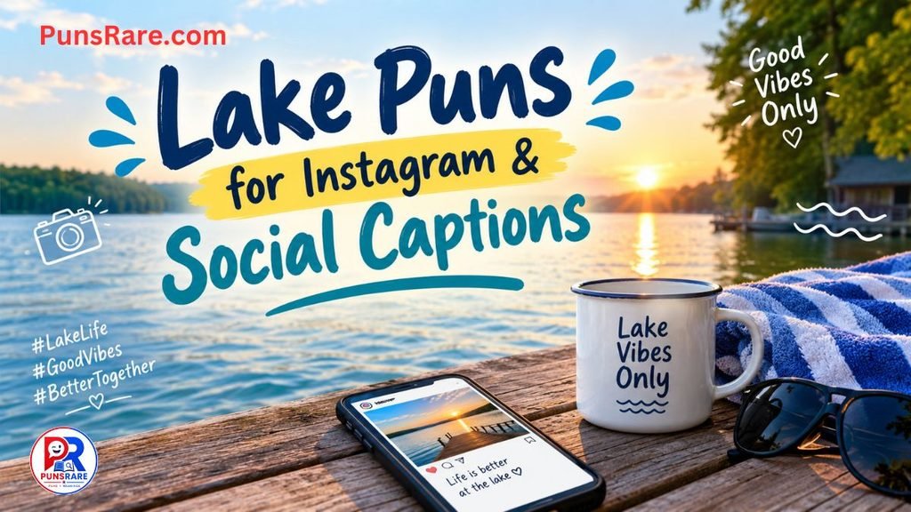 Lake Puns for Instagram & Social Captions