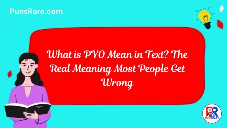 What is PYO Mean in Text? The Real Meaning Most People Get Wrong