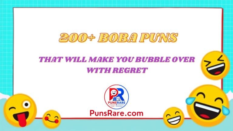 200+ Boba Puns That Will Make You Bubble Over With Regret
