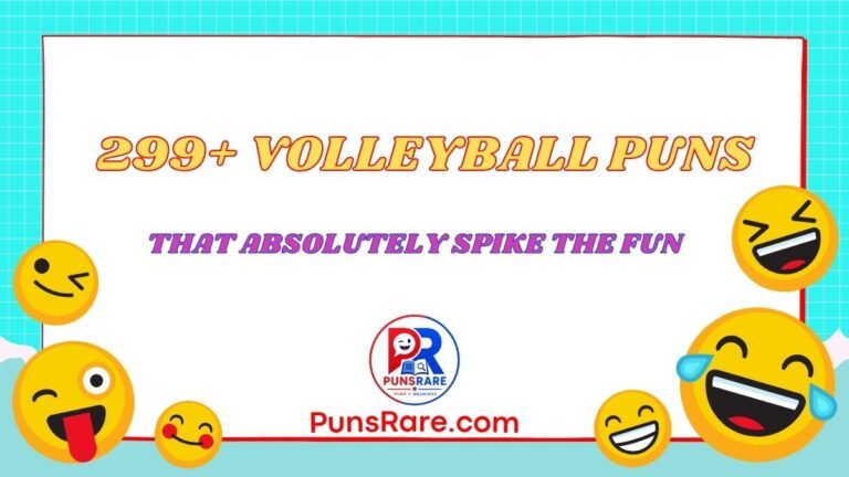 299+ Volleyball Puns That Absolutely Spike the Fun