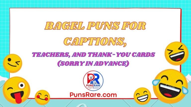 Bagel Puns for Captions, Teachers, and Thank-You Cards (Sorry in Advance)
