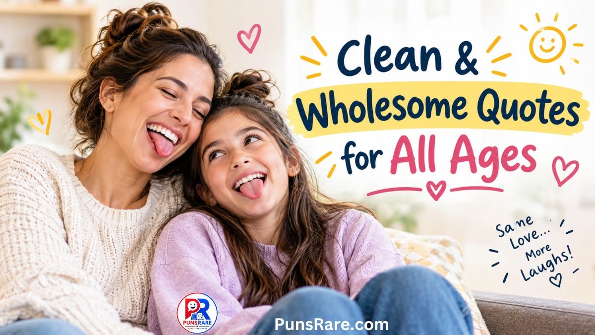 Clean & Wholesome Quotes for All Ages