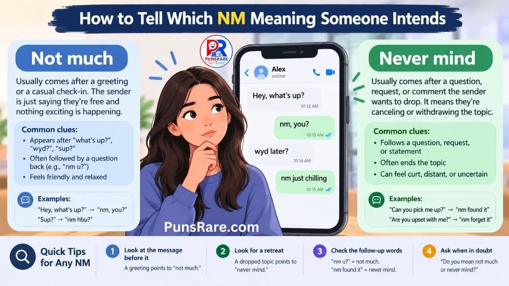 How to Tell Which NM Meaning Someone Intends