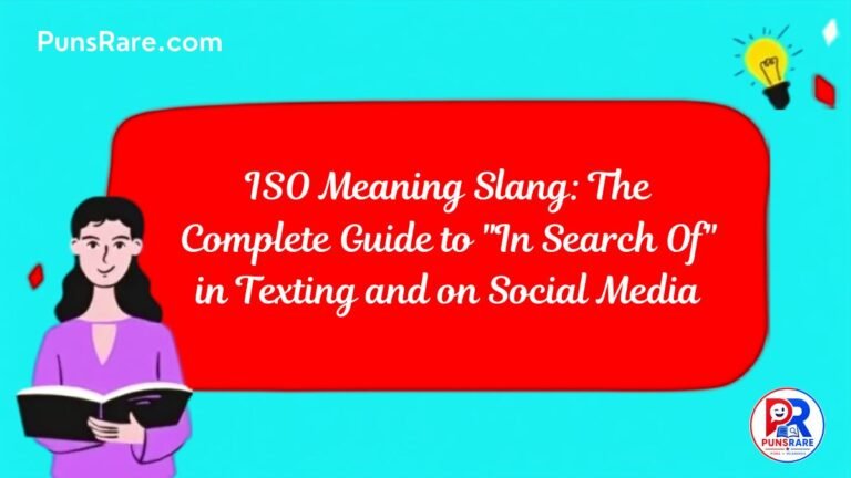 ISO Meaning Slang: The Complete Guide to "In Search Of" in Texting and on Social Media